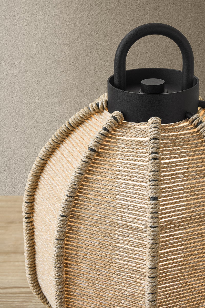 Maltby Exterior Rechargeable Table Lamp, detail - Starboard Lane