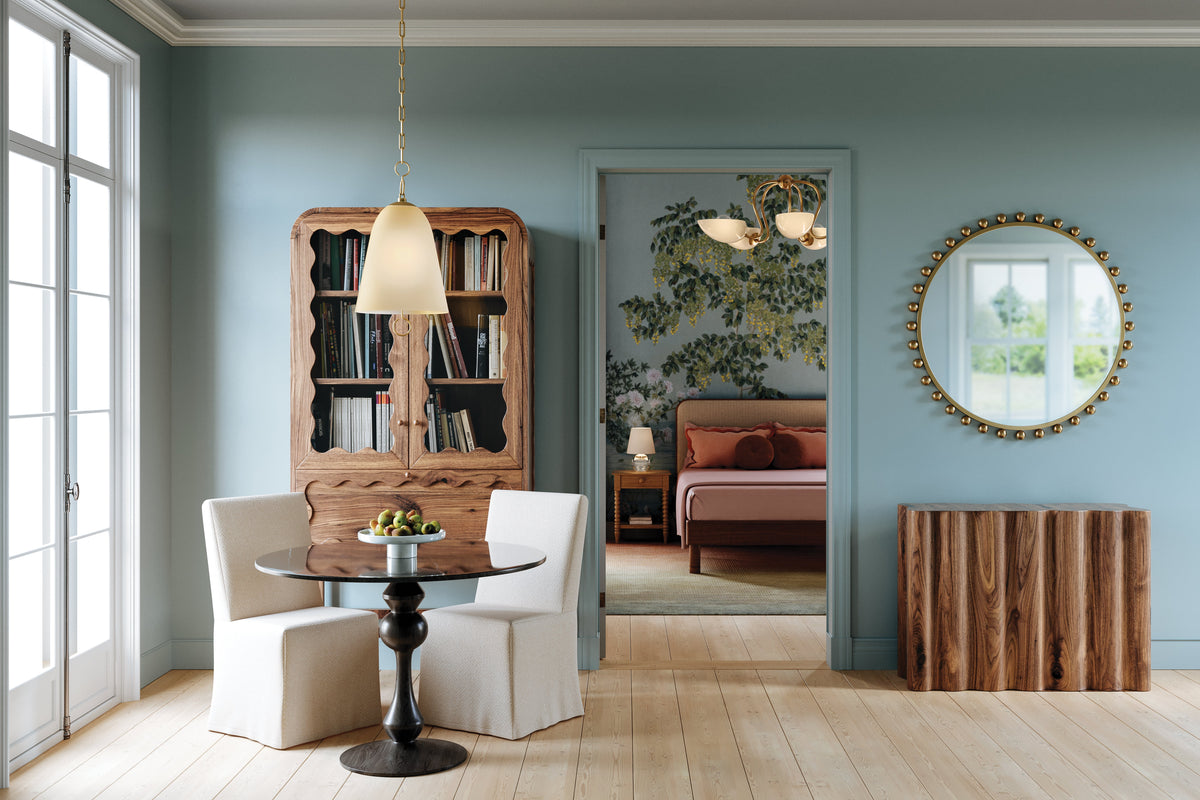 Nicole Rechargeable Table Lamp, styled in a room - Starboard Lane