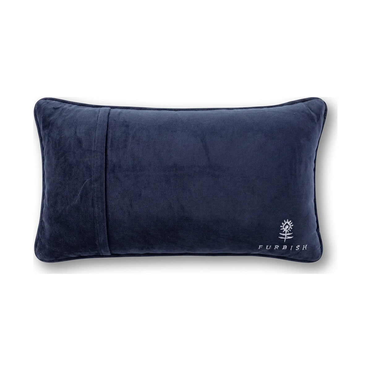 Reservations Needlepoint Pillow, velvet back - Starboard Lane