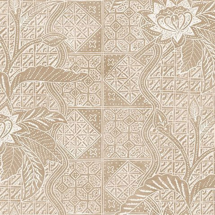 Calypso Batik Wallpaper Sample in Sand - Starboard Lane