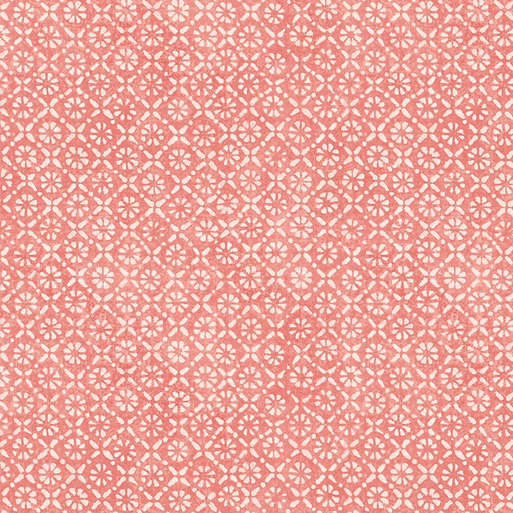 Ti' Punch Fabric - Guava, detail - Starboard Lane