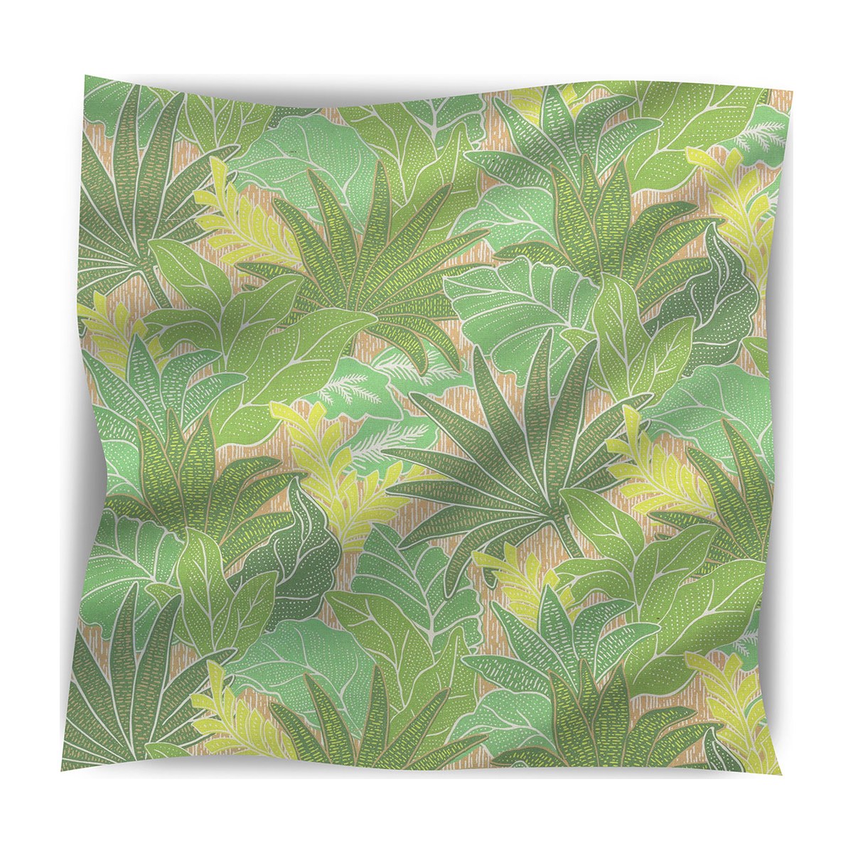 Tobago Leaf Fabric - Palm - Starboard Lane