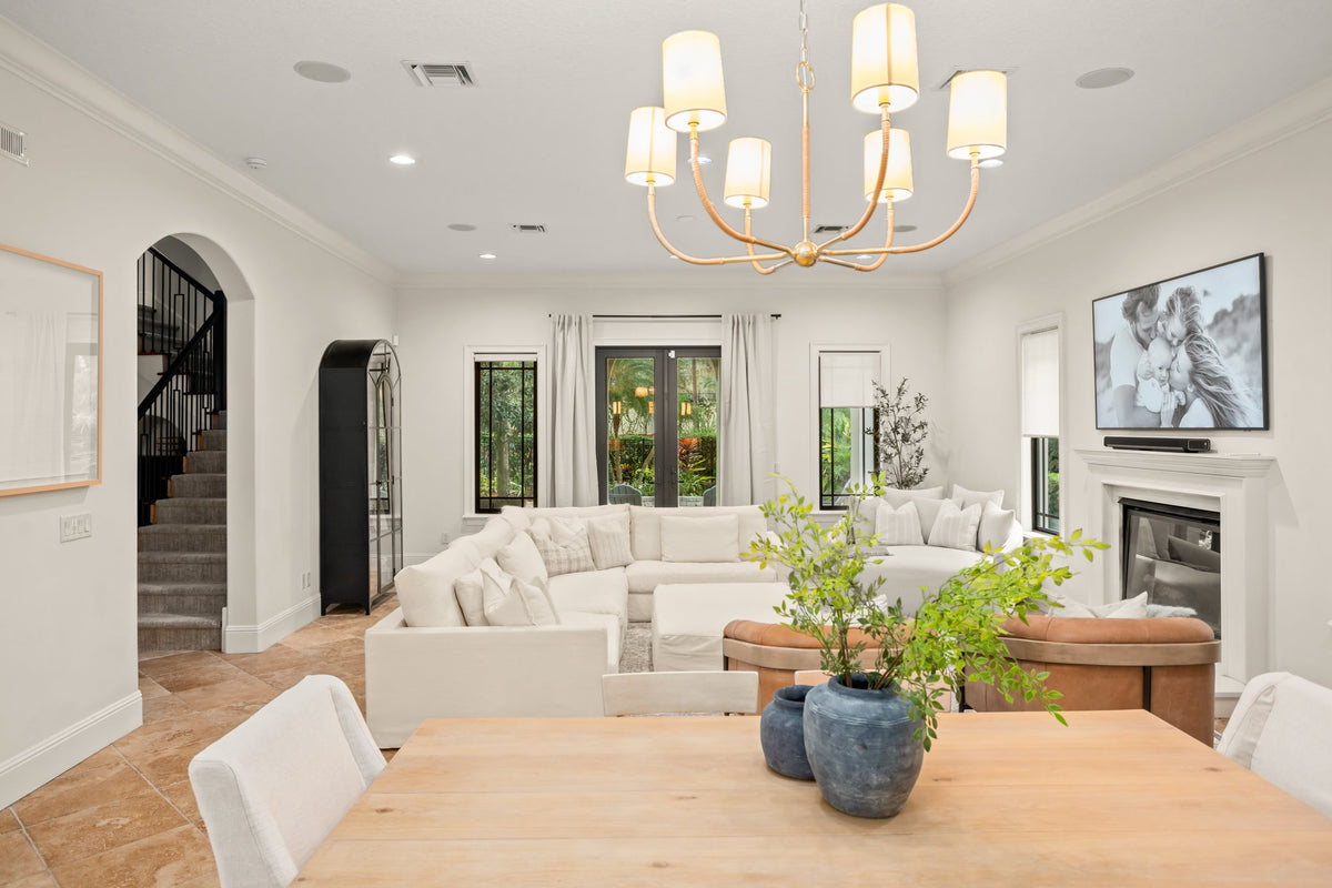 Webson Chandelier, styled in a room - Starboard Lane