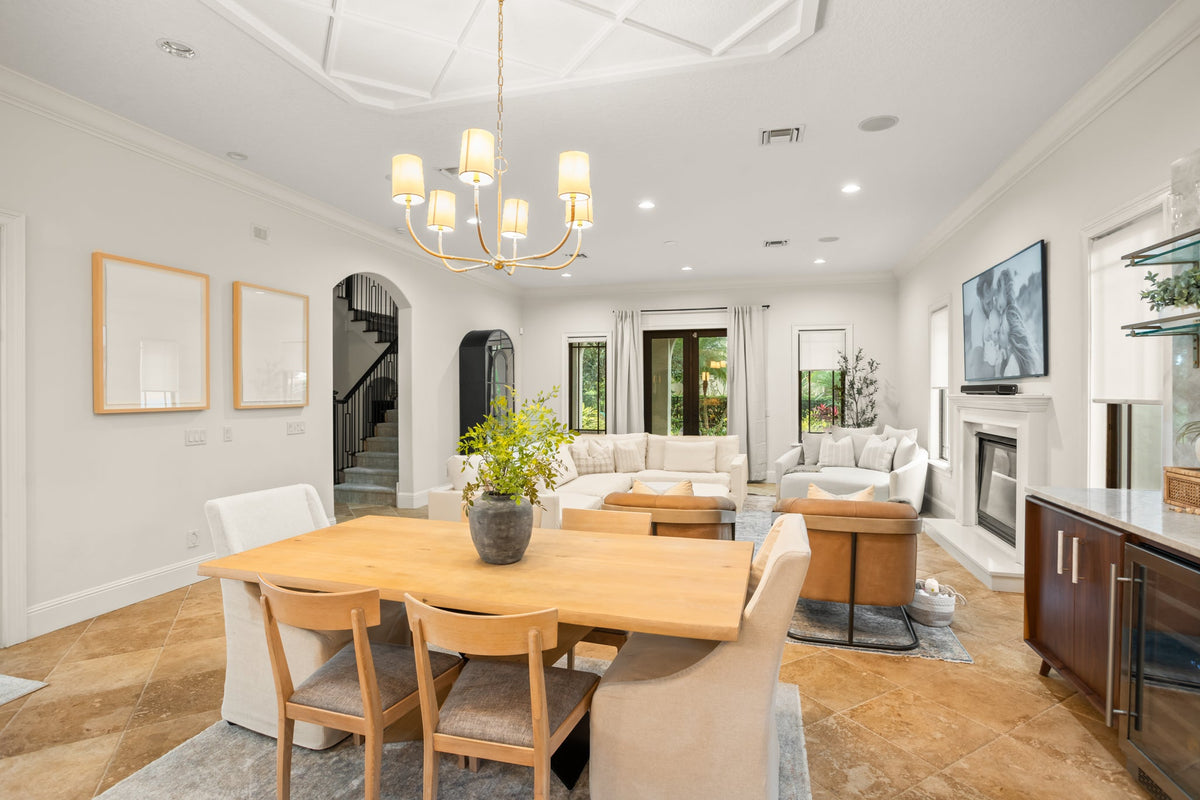 Webson Chandelier, styled in a room - Starboard Lane