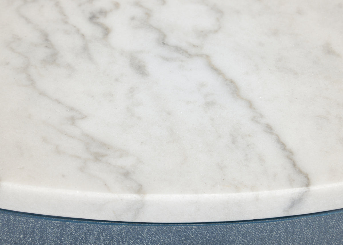 Aqueduct Cocktail Table - Blue, detail - Starboard Lane