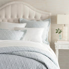 Washed Linen Quilt, Sky - Starboard Lane
