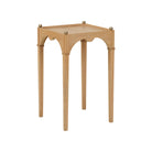 Kent Drinks Table - Oak, angled view - Starboard Lane