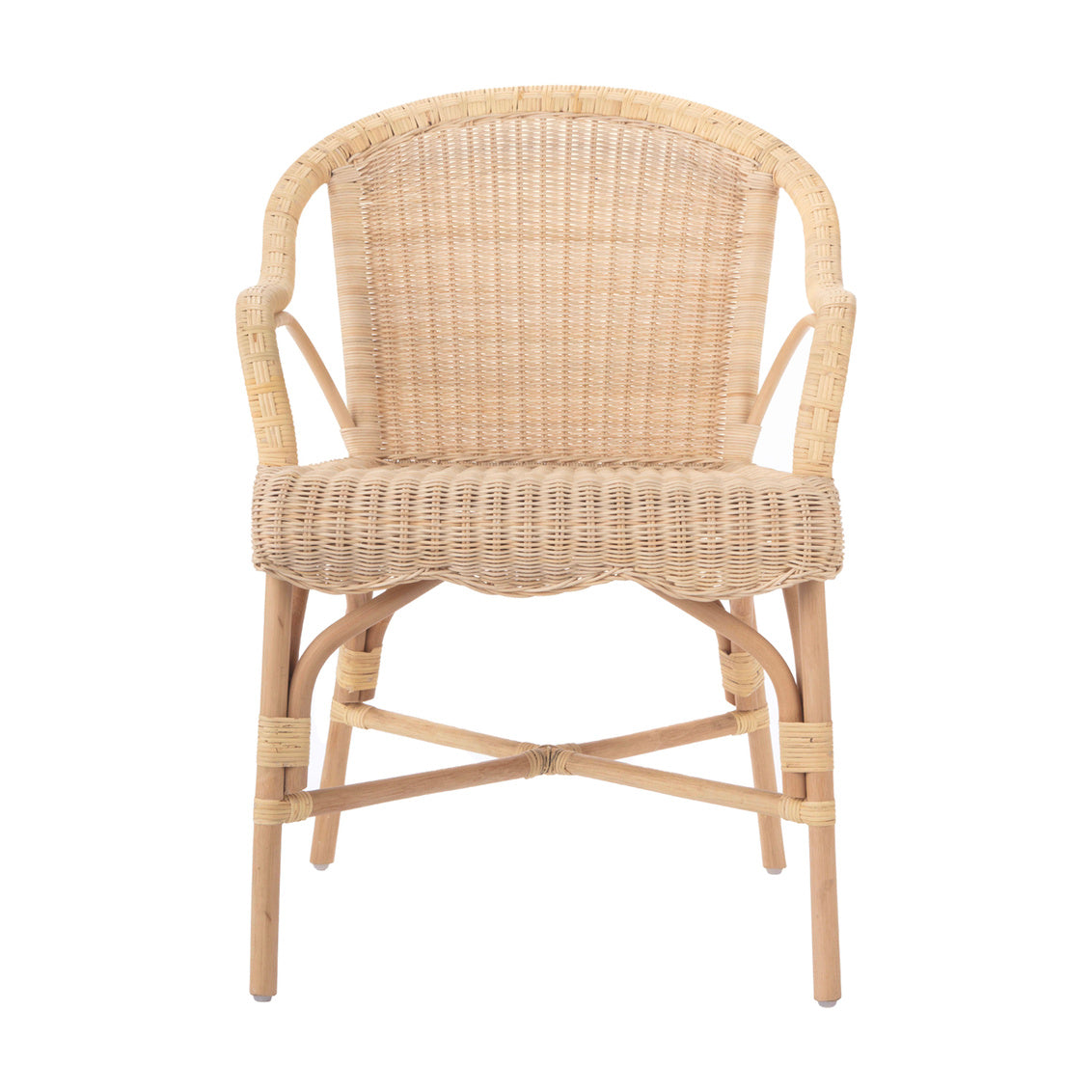 Hope Hill Chair, front view - Starboard Lane