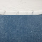 Aqueduct Cocktail Table - Blue, side view - Starboard Lane