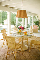 Biscayne Dining Table, front view - Starboard Lane