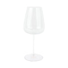 Francesca Water Glass - Clear, mouthblown clear glass with optic ribbing
