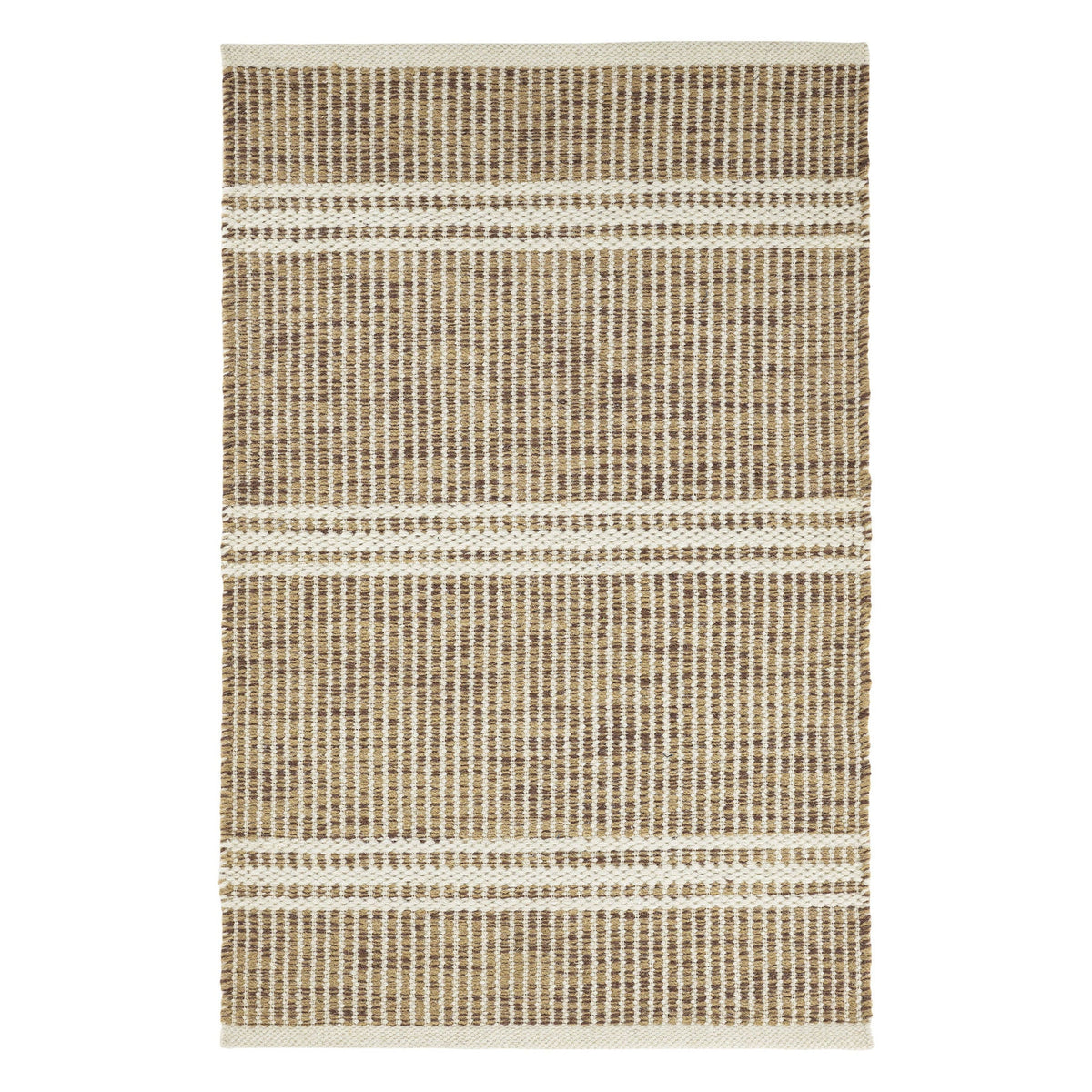 Malta Handwoven Wool Rug, Natural - Starboard Lane