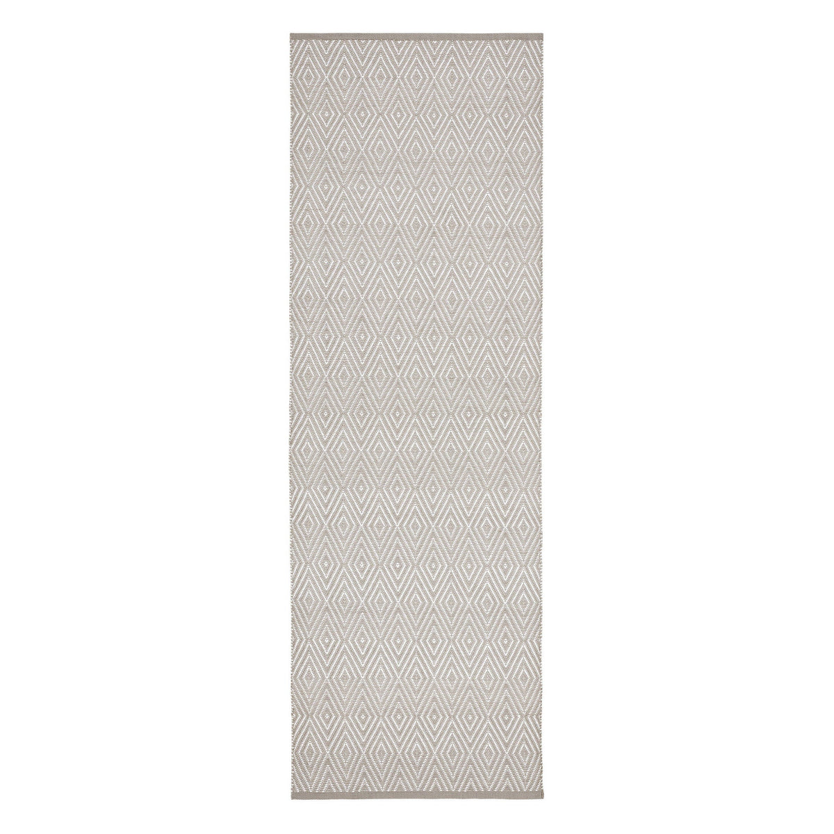 Diamond Indoor/Outdoor Rug, Platinum/White, detail - Starboard Lane