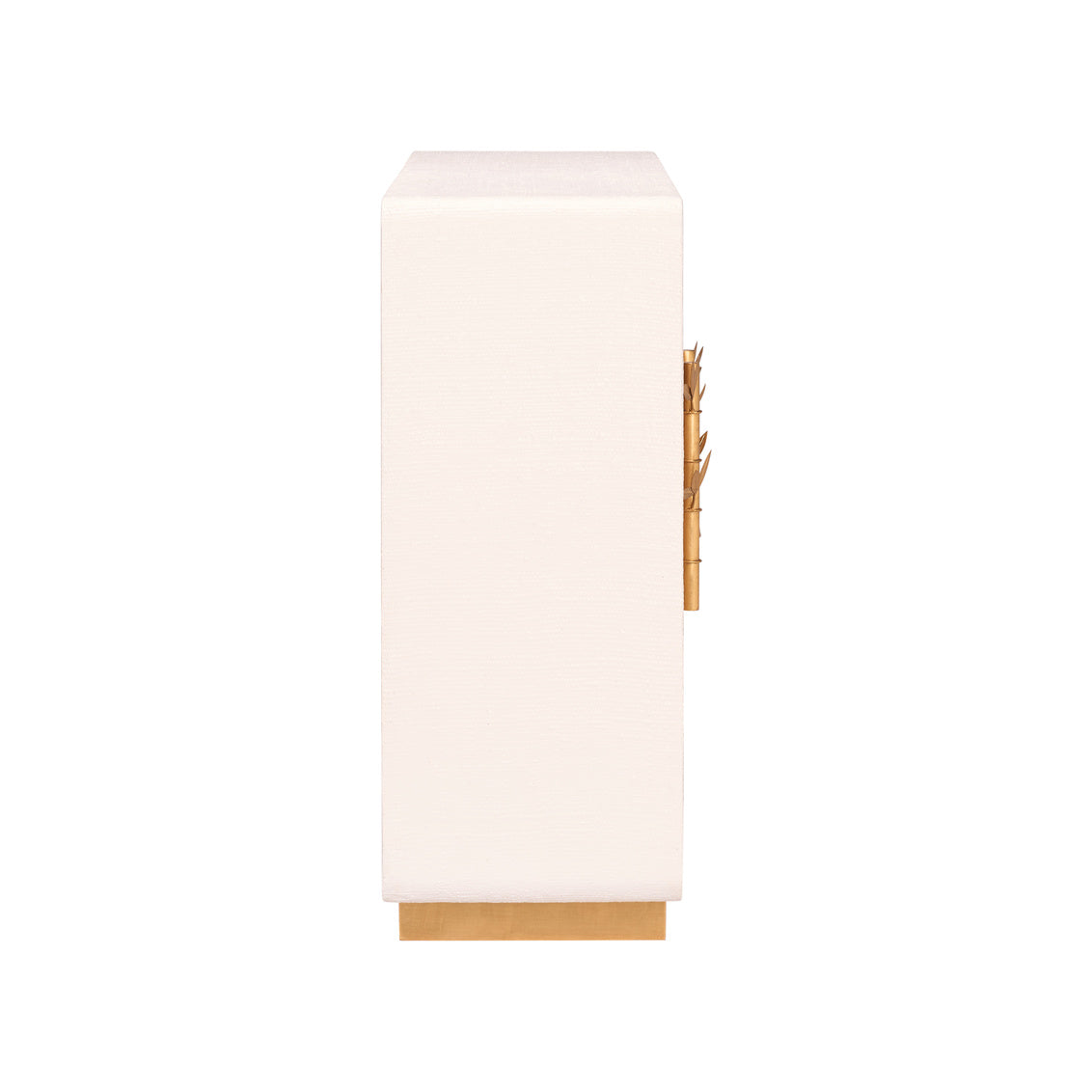 Cin-Cin Cabinet - White, side view - Starboard Lane
