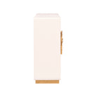 Cin-Cin Cabinet - White, side view - Starboard Lane
