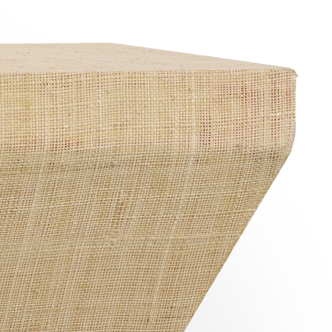 Raffia Bracket - Natural, front view - Starboard Lane