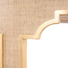 Yangon Hall Table - Natural, detail - Starboard Lane