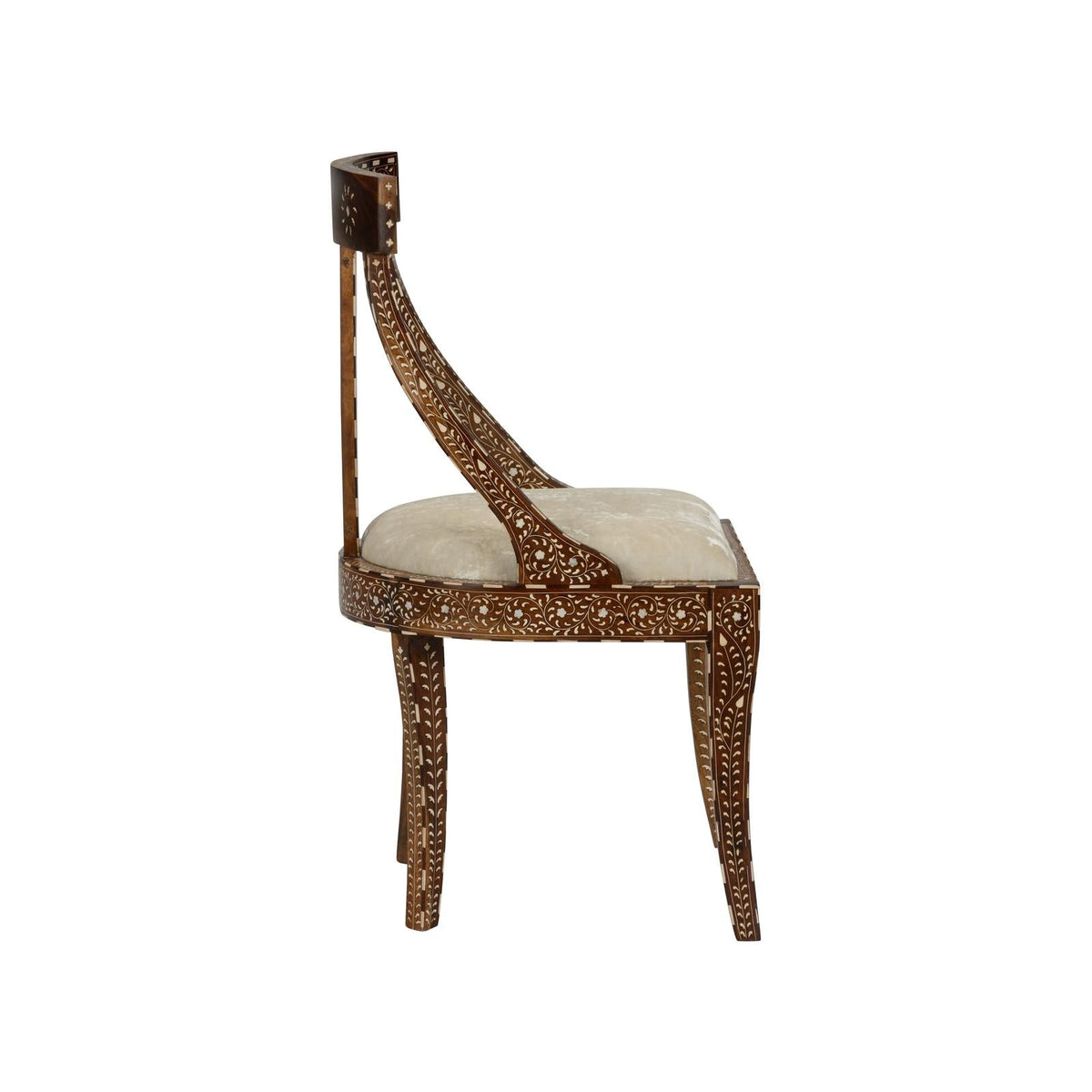 Aryana Chair, front view - Starboard Lane