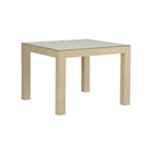 Sanibel Game Table - Natural, angled view - Starboard Lane