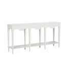 Oslo Console - White, angled view - Starboard Lane