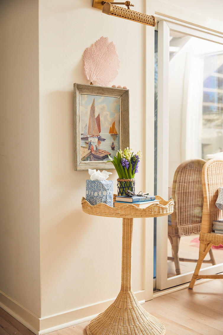 Sloane Side Table, side view - Starboard Lane