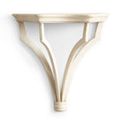 Sheraton Bracket - Antique Cream, Medium, angled view - Starboard Lane