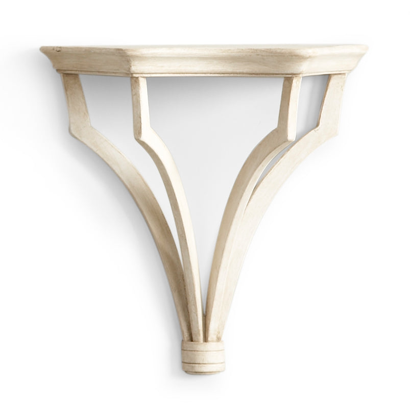 Sheraton Bracket - Antique Cream, Medium, angled view - Starboard Lane