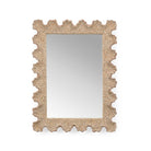 Scalloped Shell Mirror, angled view - Starboard Lane