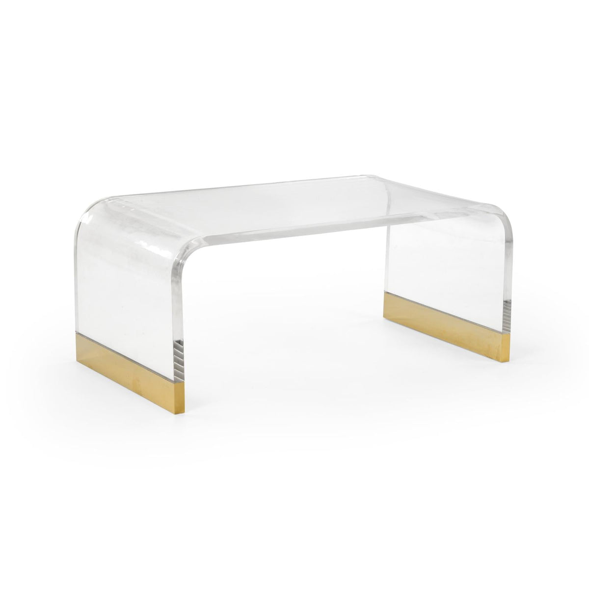 Waterfall Coffee Table, angled view - Starboard Lane
