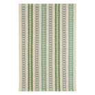 Long Slade Handwoven Cotton Rug, Teal - Starboard Lane