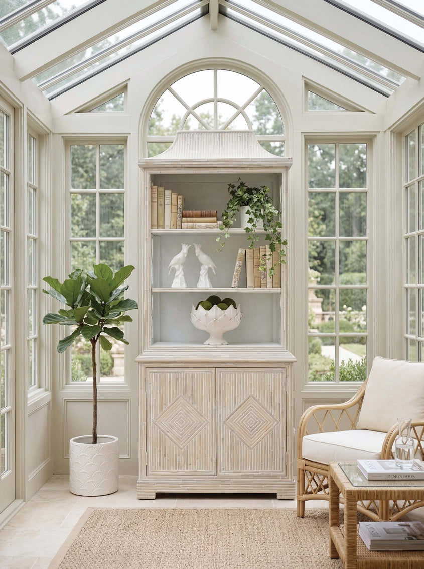 Lyford Cay Bookcase, detail - Starboard Lane