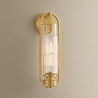 Binnewater Wall Sconce, Aged Brass, styled view - Starboard Lane