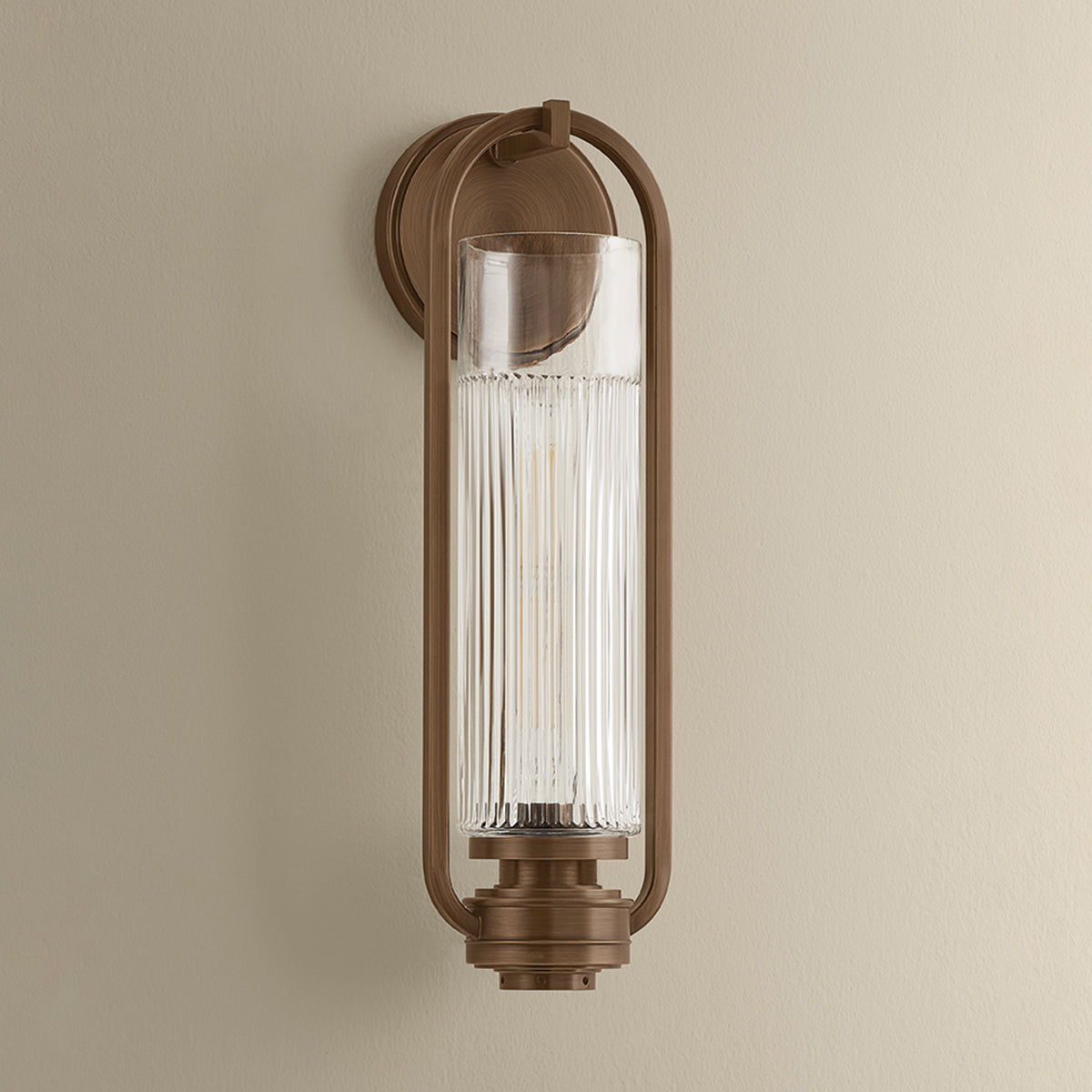 Binnewater Wall Sconce, Historic Bronze, styled view - Starboard Lane