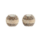 Seaside Tea Candle - Natural, Set of 2, front view - Starboard Lane