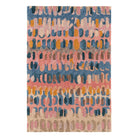 Paint Chip Hooked Wool Rug, Coral - Starboard Lane