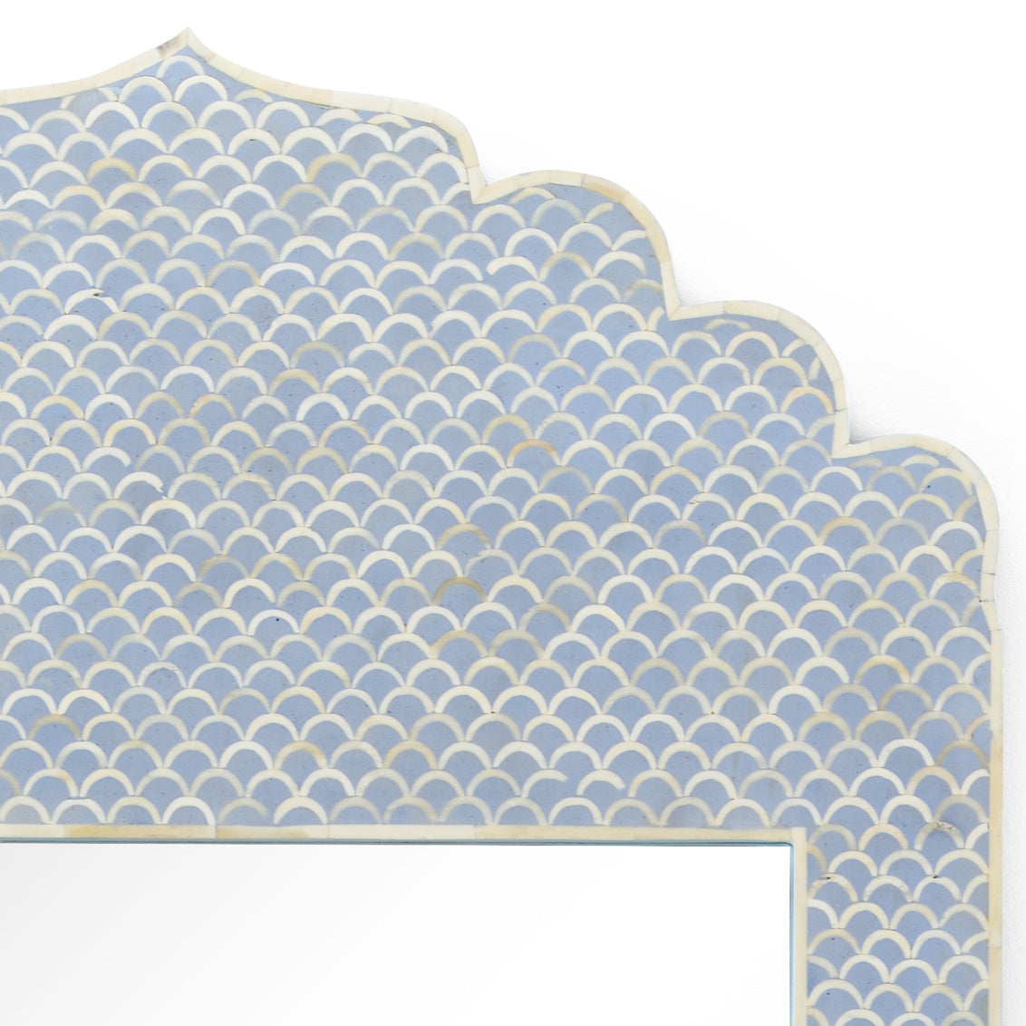 Crown Mirror - Blue, front view - Starboard Lane
