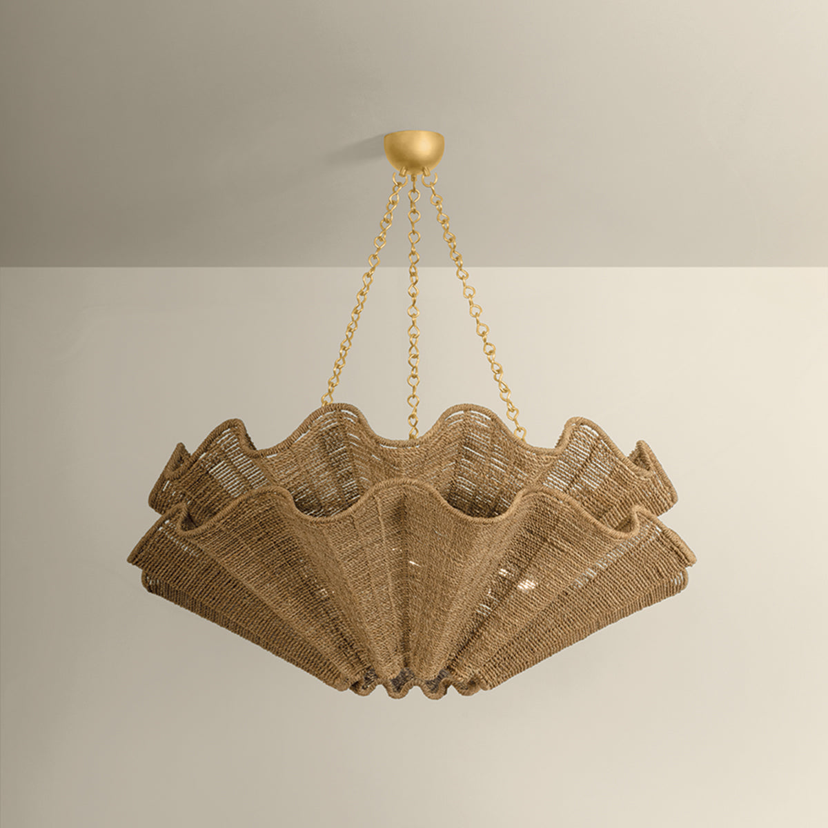 Hayworth Chandelier, Large, styled view - Starboard Lane