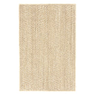 Wave Woven Sisal Rug, Sand - Starboard Lane