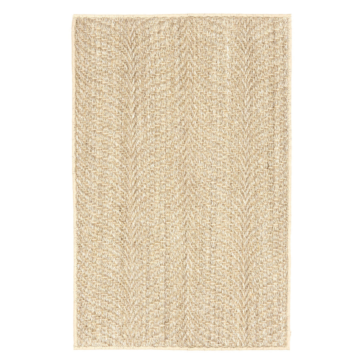 Wave Woven Sisal Rug, Sand - Starboard Lane