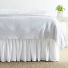 Classic Ruffle Bed Skirt - White - Starboard Lane