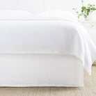Wilton Bed Skirt, White - Starboard Lane