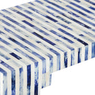 Bone Inlay Console - Blue, detail - Starboard Lane