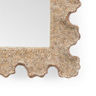 Scalloped Shell Mirror, front view - Starboard Lane