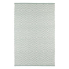 Diamond Indoor/Outdoor Rug, Light Blue/Ivory - Starboard Lane