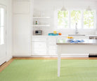 Diamond Indoor/Outdoor Rug, Sprout/White, detail - Starboard Lane