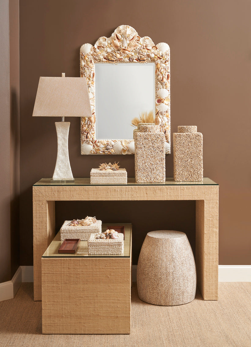Shell Square Mirror, detail - Starboard Lane