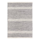 Malta Handwoven Wool Rug, Grey - Starboard Lane