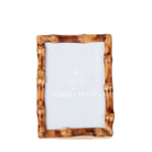 Short Knot Bamboo Frame 4x6, angled view - Starboard Lane