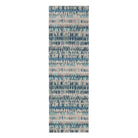 Paint Chip Hooked Wool Rug, Blue, detail - Starboard Lane