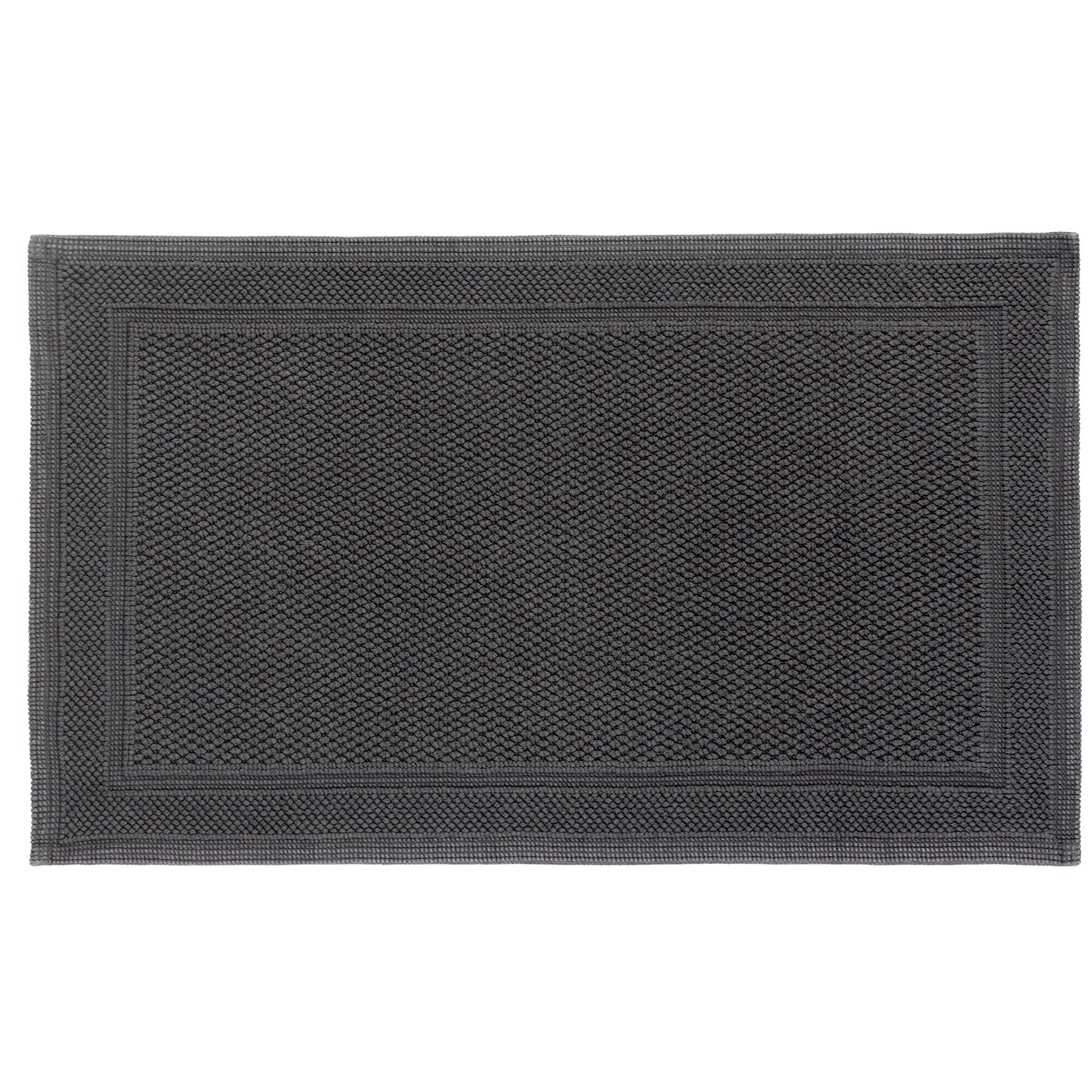 Athens Bath Rugs in Beluga, 21" x 34"